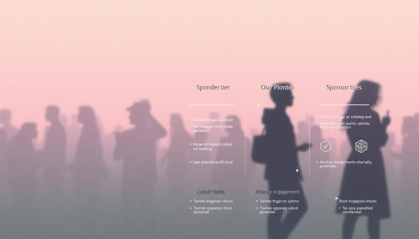 How to Create Sponsor Tiers for a Small Conference