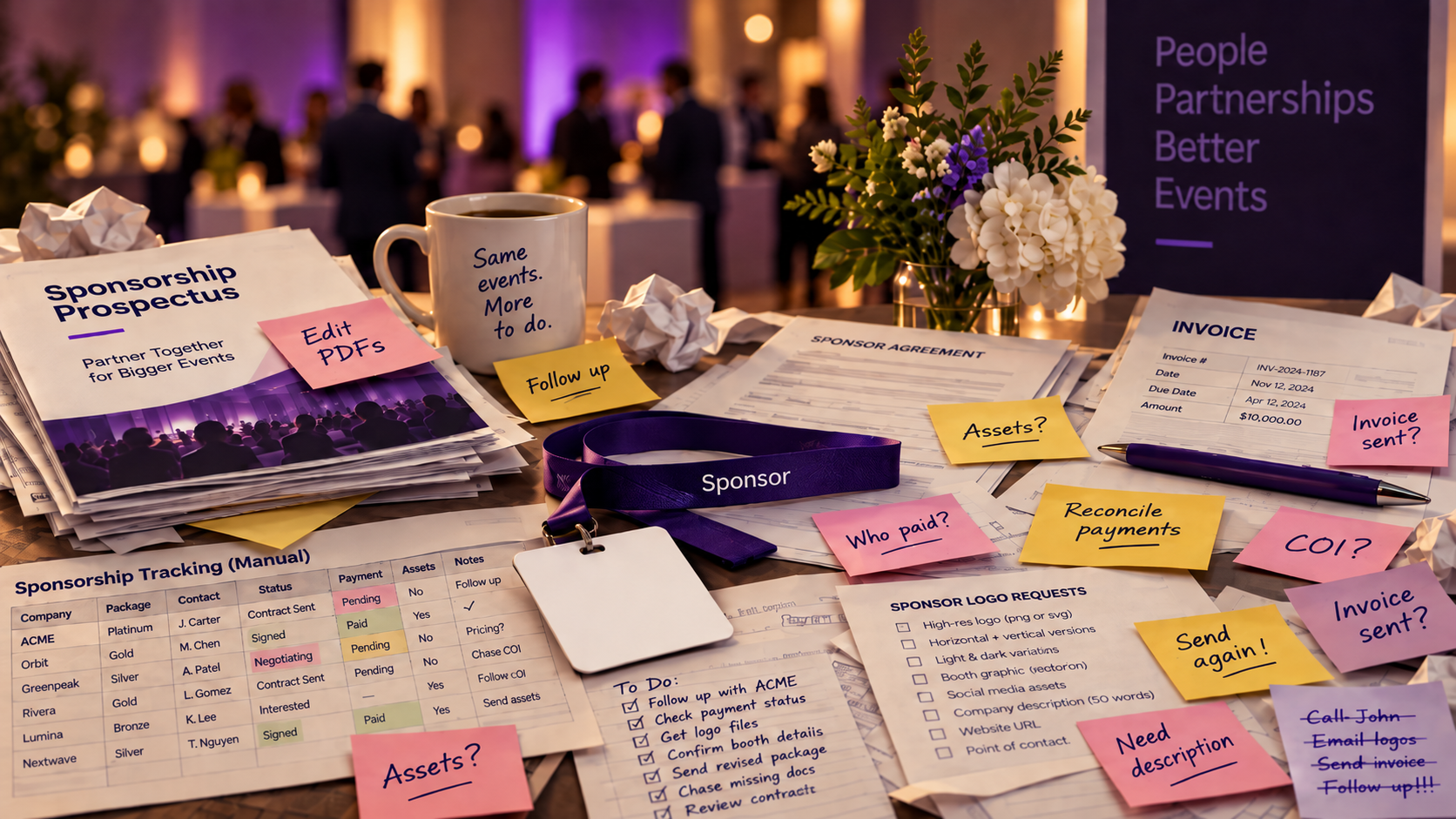 Sponsorship management is now built into Event Passport PRO